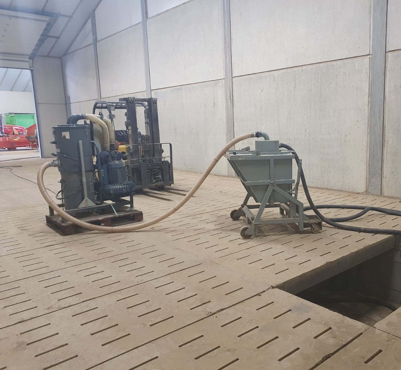 Rentimo industriële stofzuiger 5,5/11 kW huren praktijk