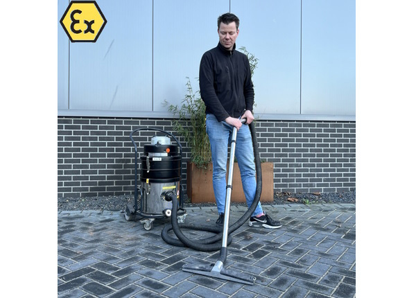 industriële stofuziger ATEX zone 22 huren Rentimo voorkant