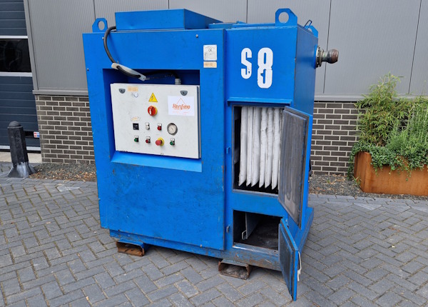 Industriële stofzuiger met filterklasse L geschikt voor voorafscheider