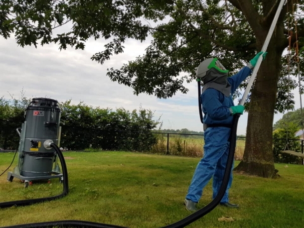 Processierups stofzuiger huren Rentimo 230 Volt praktijk