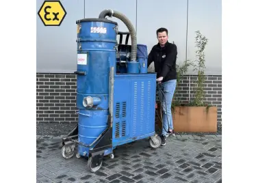 ATEX stofzuiger 100 liter 7,5 kW 380V Zone 22