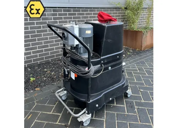 Atex industriële stofzuiger huren Rentimo 35 Liter achterkant