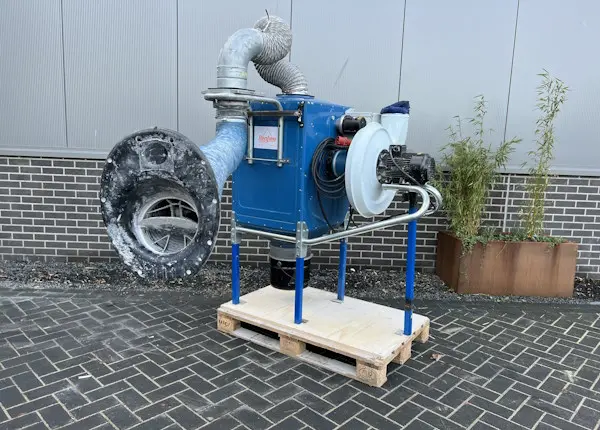 Afzuigunit 2,2 kW huren Rentimo inlaat