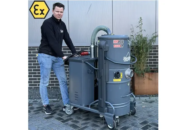 ATEX stofzuiger mobiel inzetbaar huren Rentimo rechts
