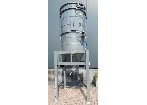 ATEX filter voorafscheider met kuub inhoud