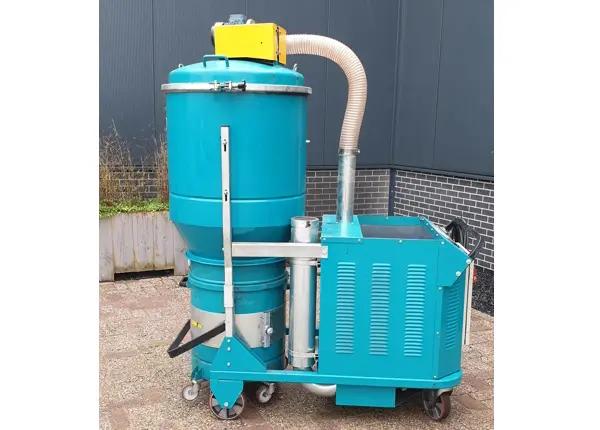 Industriële stofzuiger huren Rentimo 175 liter 13 kW zijkant