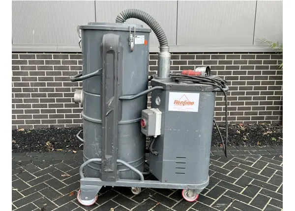 Industriële stofzuiger huren Rentimo 100 liter 5,5 kW zijkant
