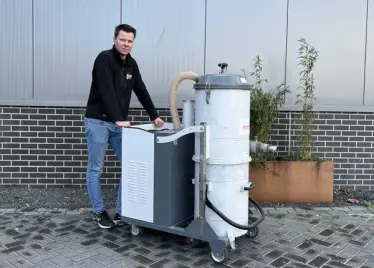 Industriële stofzuiger 100 liter 5,5 kW 380V