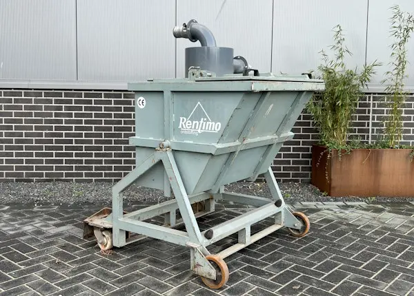 Kantelcontainer cycloon voorafscheider rentimo huren machine