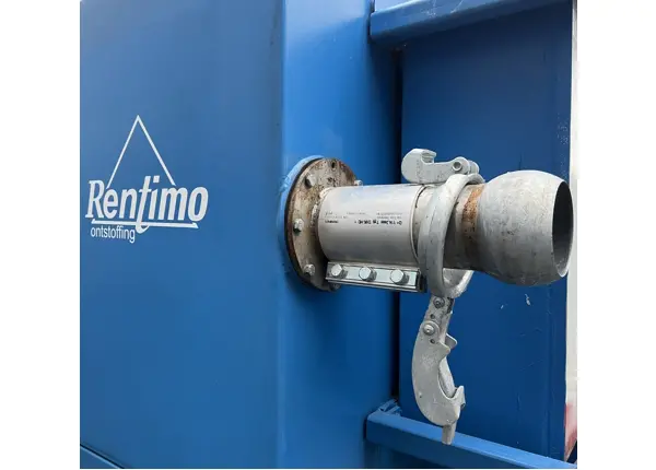 Krachtige industriële stofzuiger 45 kW huren Rentimo koppel