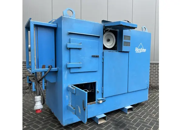 vacuum unit 37 kW industriele stofzuiger Rentimo huren achterkant