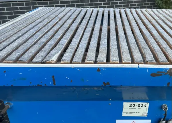 Afzuigtafel Rentimo huren industriële stofzuiger 14 kW close up