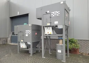 Afzuigunit 7,5 kW met sparktrap