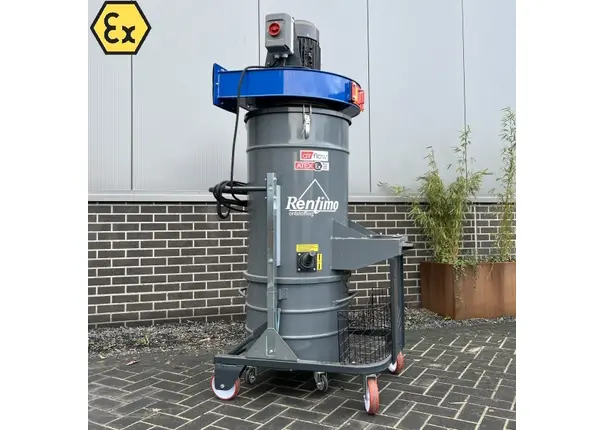 ATEX Afzuigunit 4 kW Rentimo industriële stofzuiger huren geheel