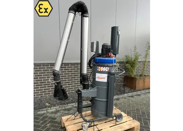 Afzuigunit met afzuigarm huren Rentimo 0,75 kW rechts