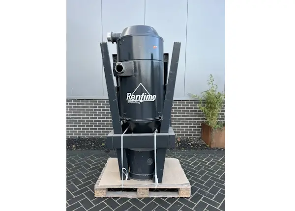 Filter voorafscheider 200 liter rentimo machine ingevouwen